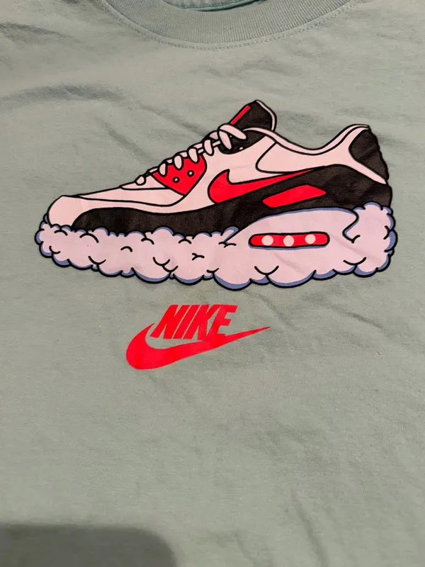 Nike blue shoe tshirt  - Image 4