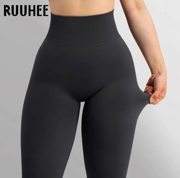 Ruuhee Seamless Leggings Women High Waist Workout Butt Lifting Fitness Yoga New! - Image 5
