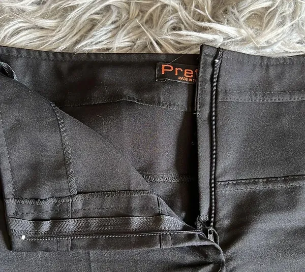 Woman’s casual weight leg pants Black - Image 4