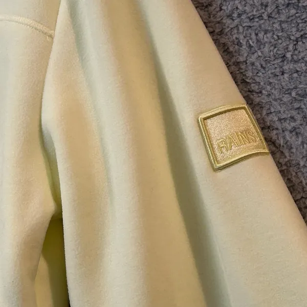 RAINS‎ Jacket Unisex Large Color Straw Fleece Full Zip Jacket MSRP $170 NEW - Image 8