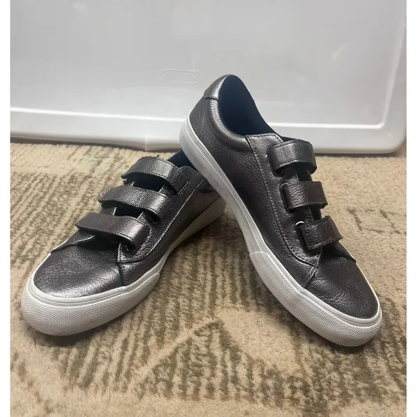 NWOB‎ Ked's Women's Jump Kick V Fashion Sneaker in Gunmetal Leather Sz 9 - Image 8
