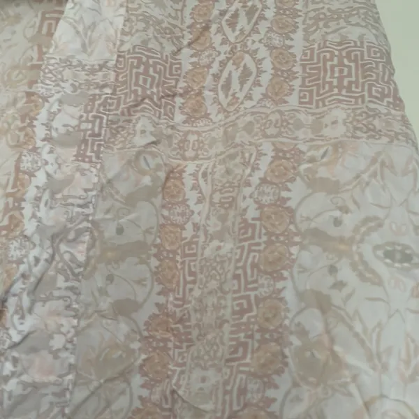 Victoria's Secret Kimono Shawl Womens Small One Size Pink Geometric Print - Image 4