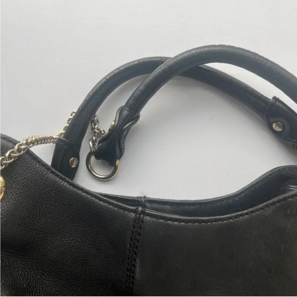 Antonio Melani Elegant Black Leather Tote Bag - Image 7