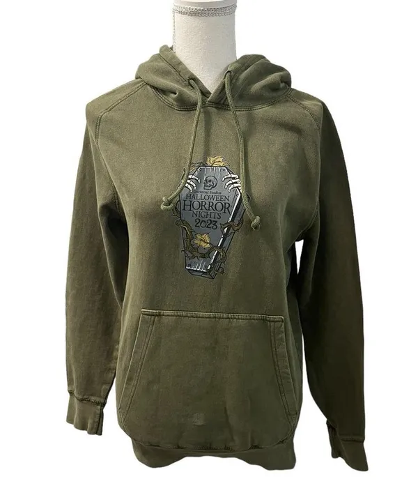 Universal Studios Halloween Horror Nights 2023 Graphics Sweatshirt Hoodie XS - Image 2