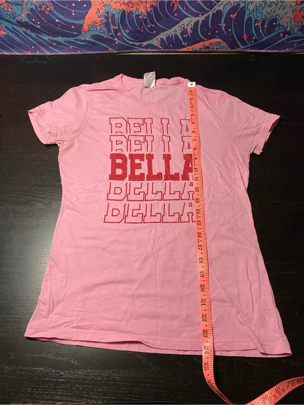 Port and Company Pink Crewneck Tee - Image 5
