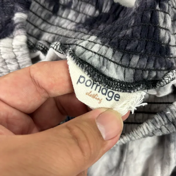 Athropologie‎ Porridge Pants Womens XS Cropped Wide Leg Tie Dye Elastic Waist - Image 8