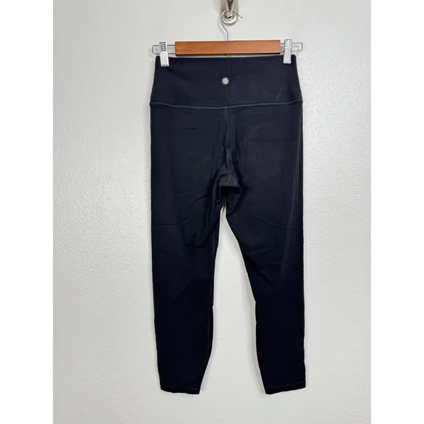 Athleta Black Transcend 7/8 Tight‎ Leggings Size Medium - Image 2