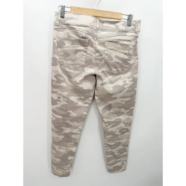 Democracy Ab Solution Camo Jeans Womens 10 High Rise Crop Ankle‎ Utility Stretch - Image 3