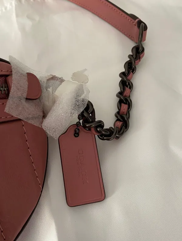 Coach Chain Belt Bag With Quilting - Image 5