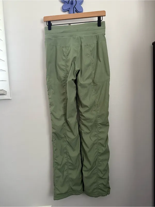 Lululemon 4 Dance Studio Mid-Rise Pant Regular Dessert Green Rare Color - Image 5