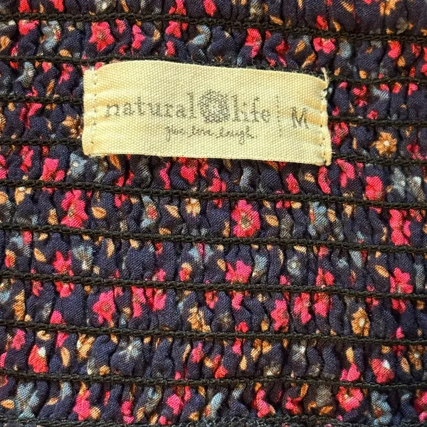 Natural Life Pink Ditsy Floral Midi Skirt - size Medium - Image 4