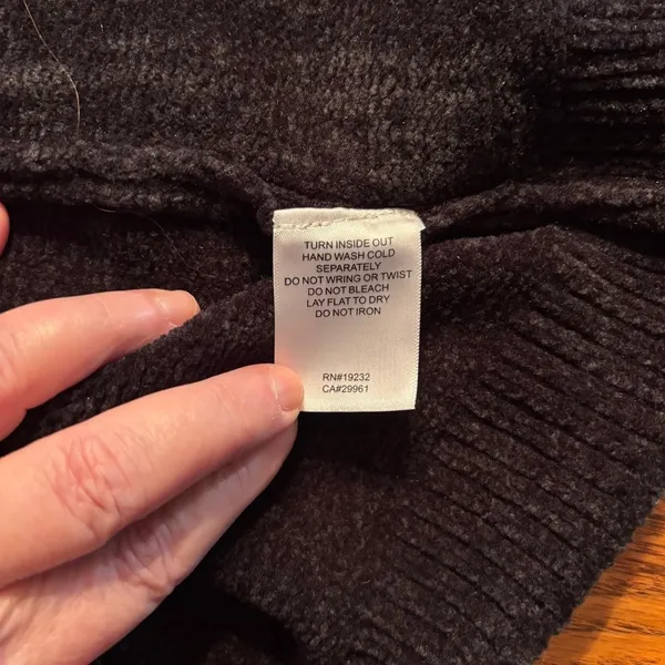 Alfred Dunner Sweater Pullover Crew Neck Black/Orange/Cream Women's Size L‎ - Image 4