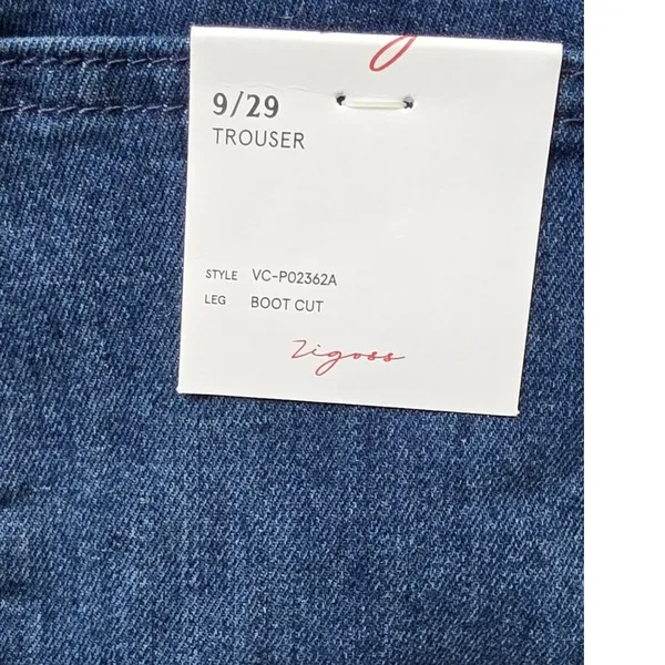 Vigoss Bootcut Trouser Jean Size 29 NEW Sz 9 Nordstrom - Image 2
