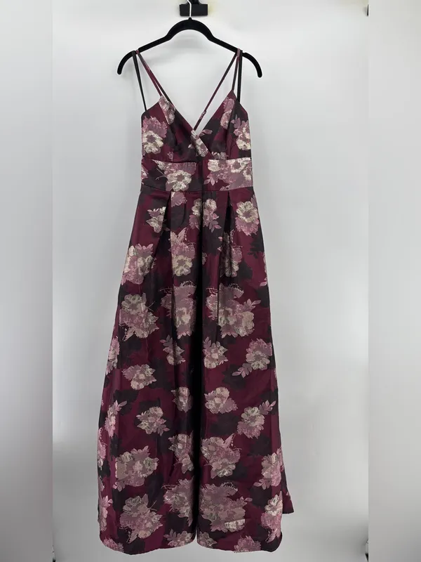 Hutch Merlot Floral Gown - Image 5