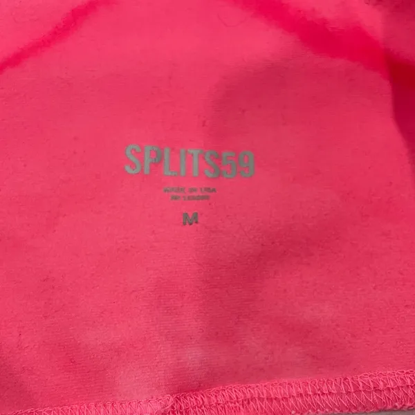 SPLITS59 Bardot Pink Tie Dye High Waist Leggings - Image 5
