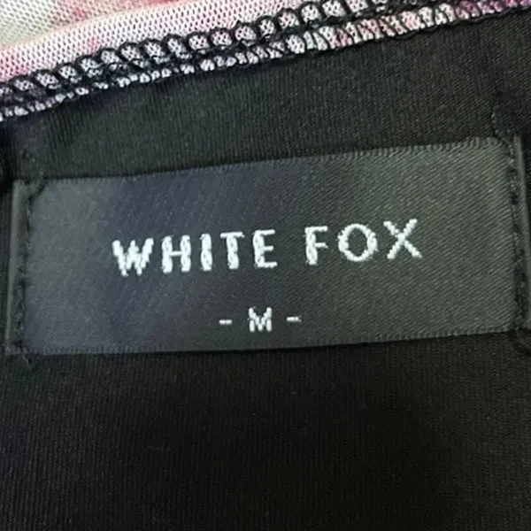 White Fox Multicolor Watercolor Print Sleeveless Cami Camisole Mini Tank Dress M - Image 4
