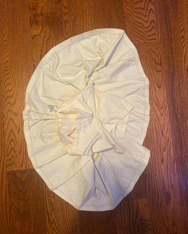 Brandy Melville Ivory Pleated Skirt - Image 3