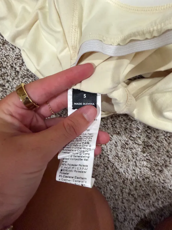 Yellow Shein Tank Top Cropped - Image 4