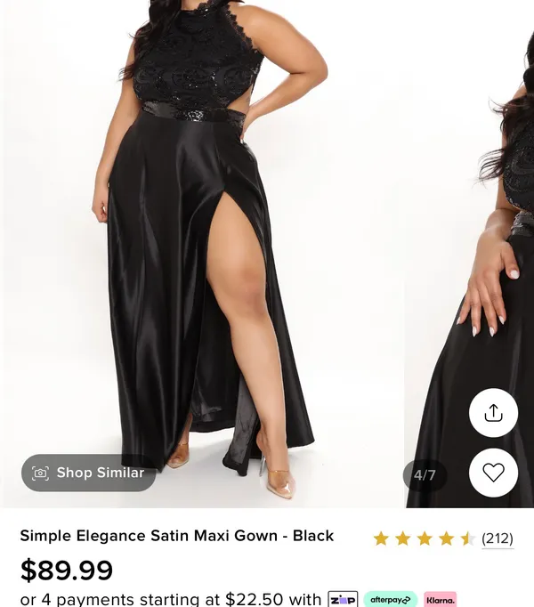Black Prom Dress - Image 4