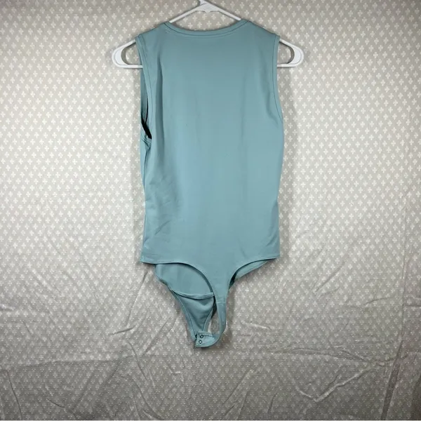 Abercrombie & Fitch Light‎ Blue Soft Sleeveless Bodysuit - Image 4