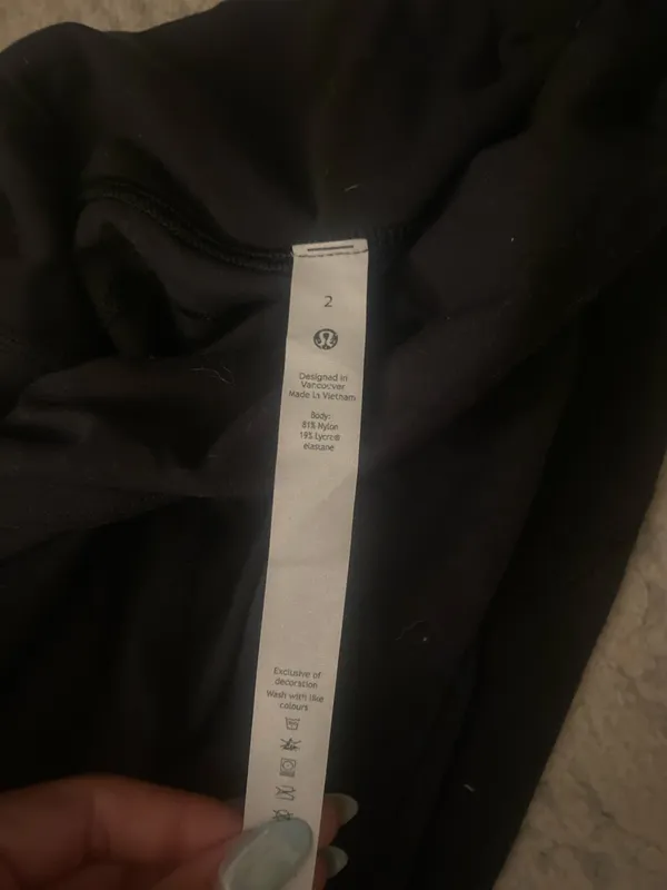 Black Lululemon Align Leggings Size 2 Tall - Image 3