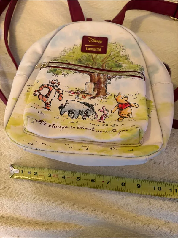 Disney Loungefly Winnie the Pooh Watercolor Mini Backpack - Pastel Multi - Image 5