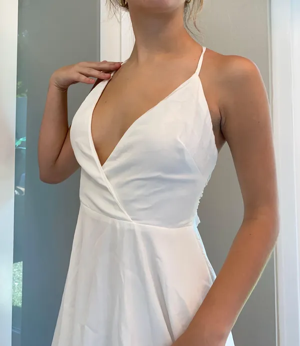 Hello Molly White Mini Dress - Image 5