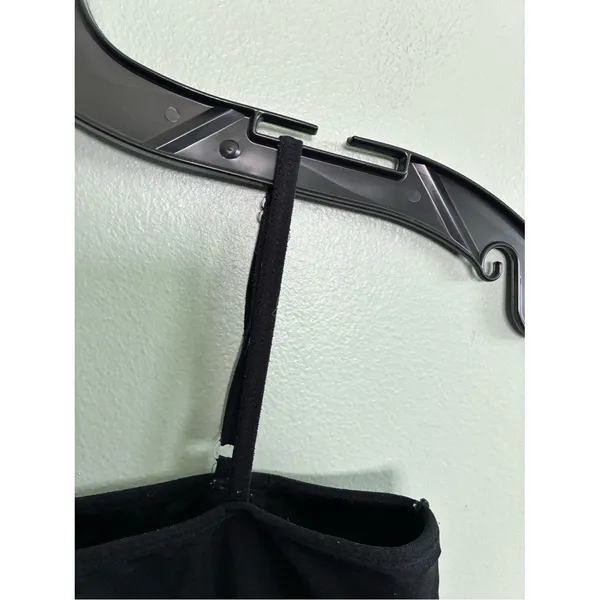 Free People Intimatley Sophie Basic Black Spaghetti Strap Tank Top Square M/L - Image 3