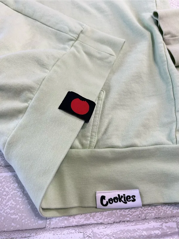 Cookies Mint Green Hoodie Size Medium Streetwear - Image 3