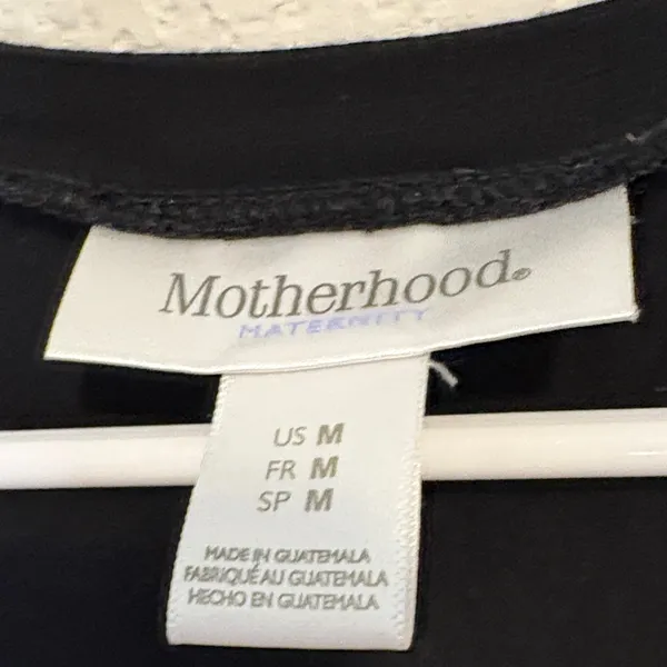 Motherhood Classic Black half Sleeve midi Dress - Image 2