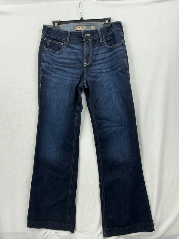 Ariat Women's Dark Indigo Flare Jeans 1207 - Image 2