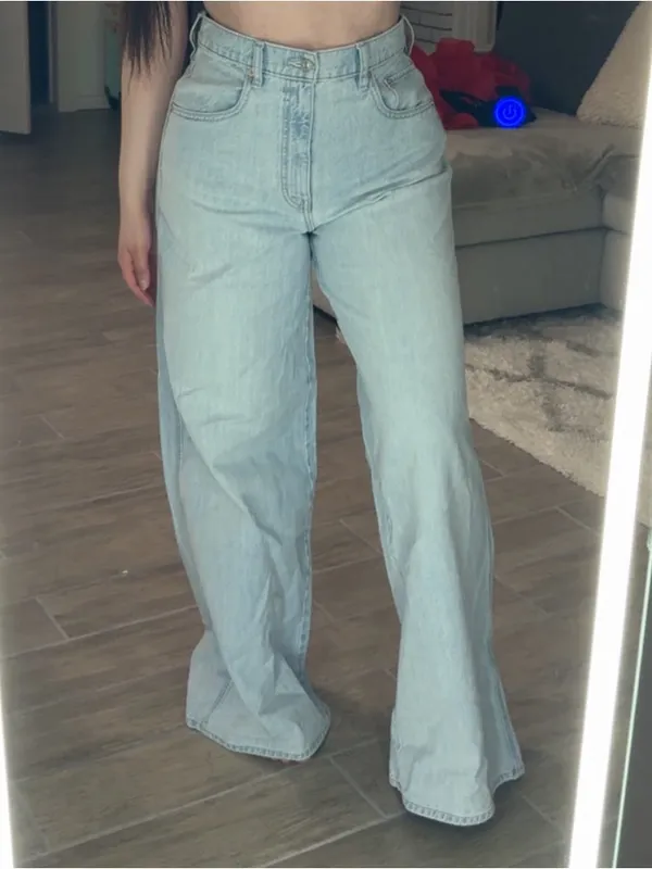 WE THE FREE CRVY GIA high rise wide leg jeans - Image 9