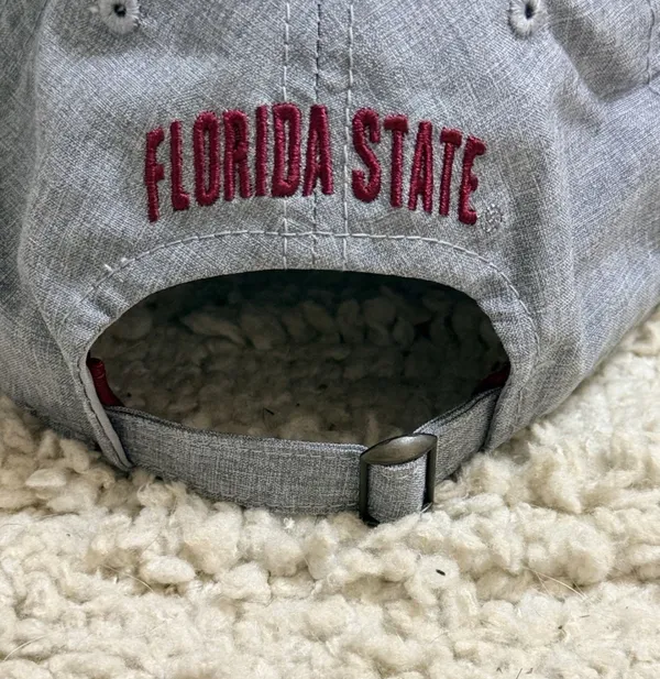 New Captivating Headwear Florida State Seminoles Relaxed Fit Adjustable Dad Hat - Image 2