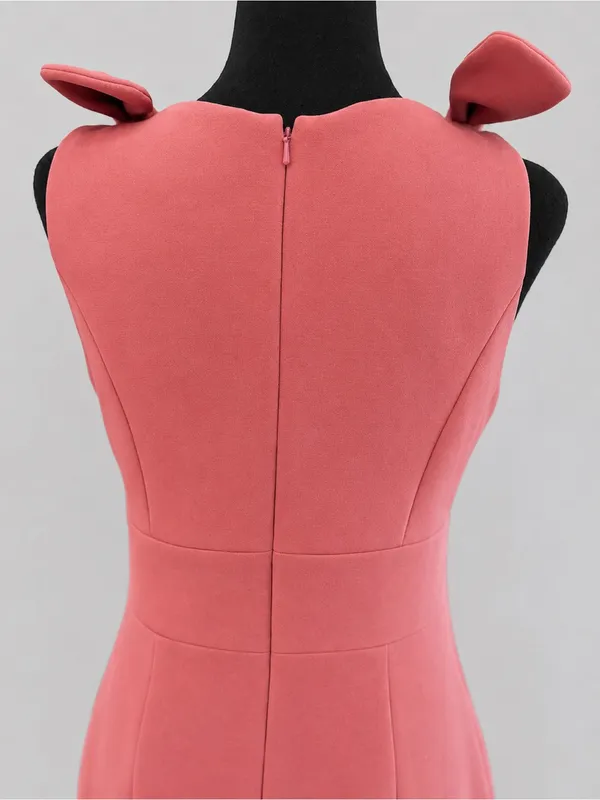 Elliatt Aster Dress Rosewood Pink Bow Shoulder Cocktail Mini Dress Sz M Modern - Image 10