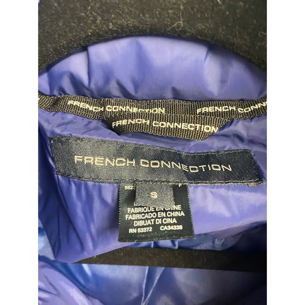 French Connection Women's Size S Blue Quilted Puffer Jacket, NWT (c4) - Image 5