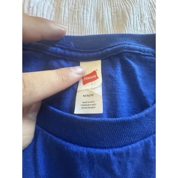 Royal Blue T-shirt "Be Kind" Graphic Sun Positive Affirmation Nature Granola - Image 3