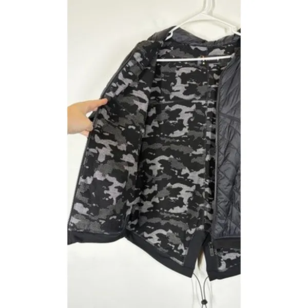 Smartwool Women's Urban Upslope Insulated Reversible Poncho Black Camo Size S/M - Image 9