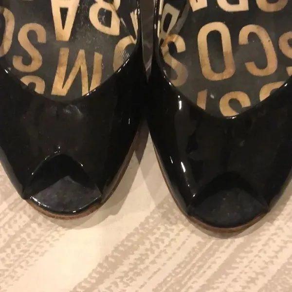 Marc by Marc Jacobs Black Patent Peep Toe Heels, Size 40 - Image 2