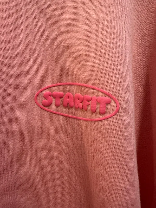 Starfit Puff Logo Hoodie Pink - Image 6