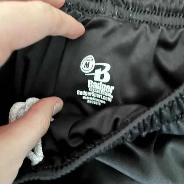 Badger‎ Sport black athletic shorts casual comfortable workout style size medium - Image 4