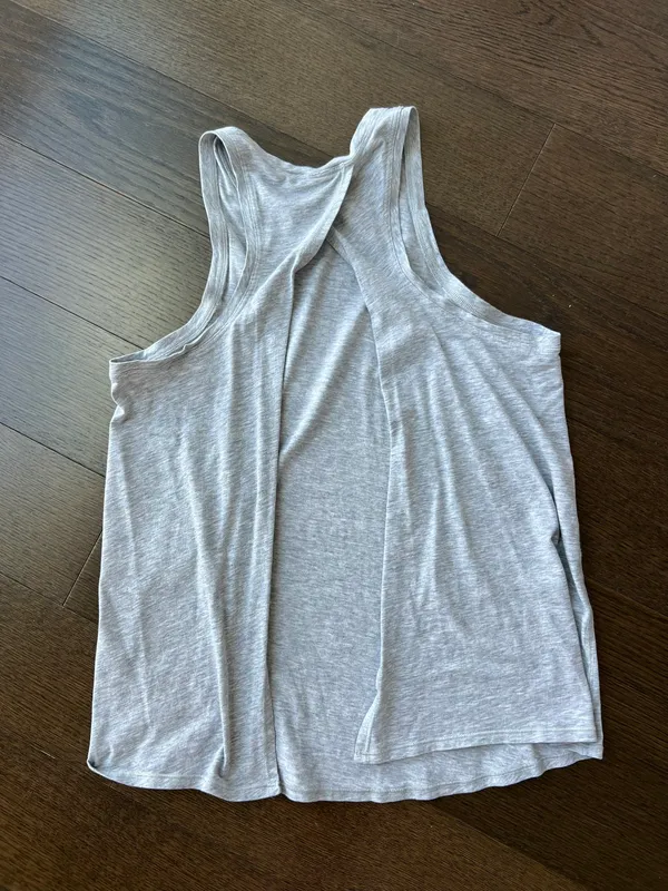 Lululemon grey tie back tank - Image 2