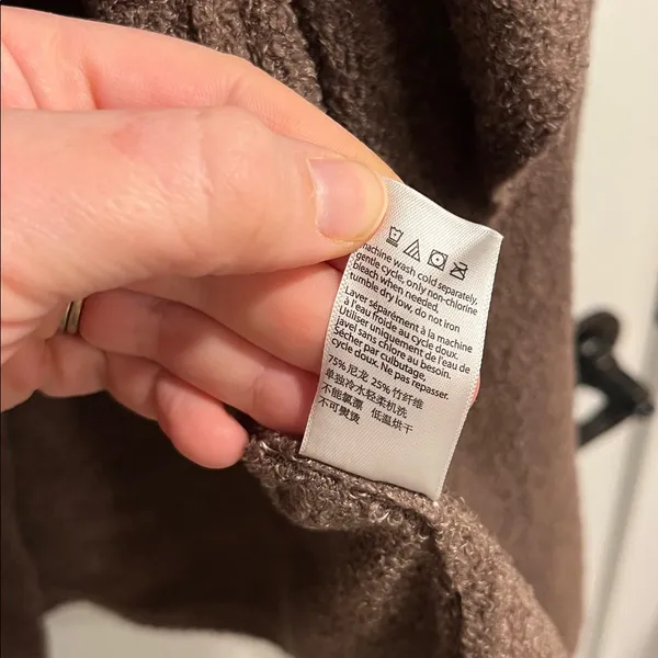 Barefoot Dreams Cozychic Lite Wrap Sweater in Brown Size S/M - Image 7