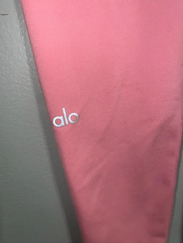 ALO Yoga High Waisted Leggings Pink Size XXS RN 87370. - Image 5