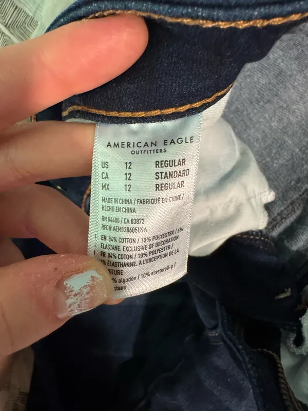 Blue Skinny Jeans Size 12 - Image 2