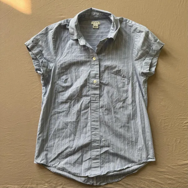 J.Crew Striped short-sleeve popover shirt - Image 4