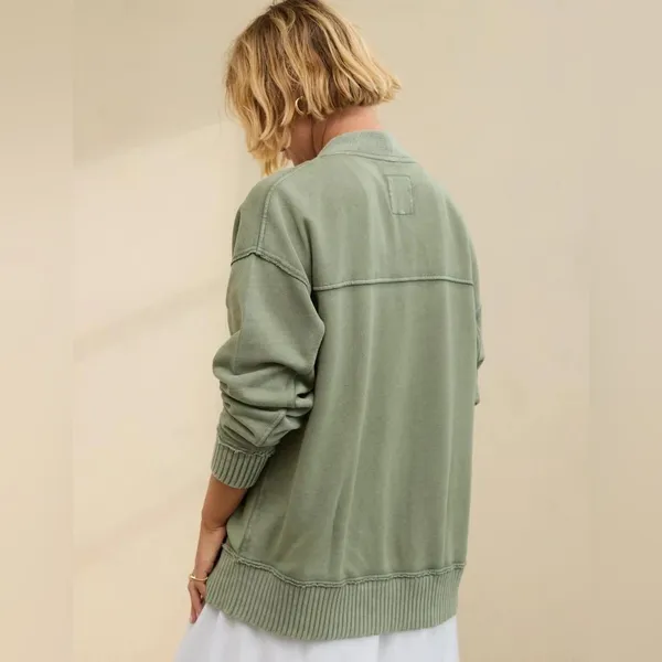 Arie Fleece Cardigan Sweater - Image 16