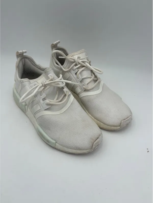 Adidas NMD R1 $120 White Sneakers woman’s size 6 Athletic Shoes Sporty - Image 3