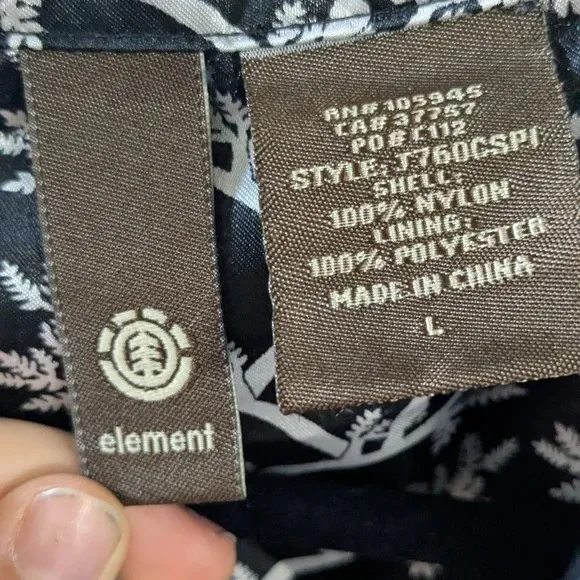 Element Lightweight Full-Zip Hooded Jacket, Size Large - Image 2
