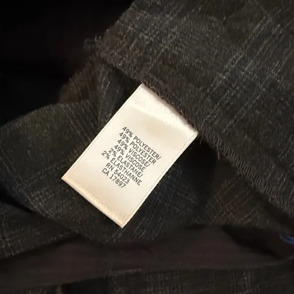 Banana Republic Plaid Trouser Pant size 6 - Image 5