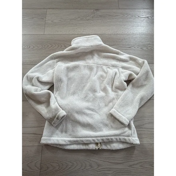 PATAGONIA Zip Womens Medium Cream Fleece Jacket M - Image 5